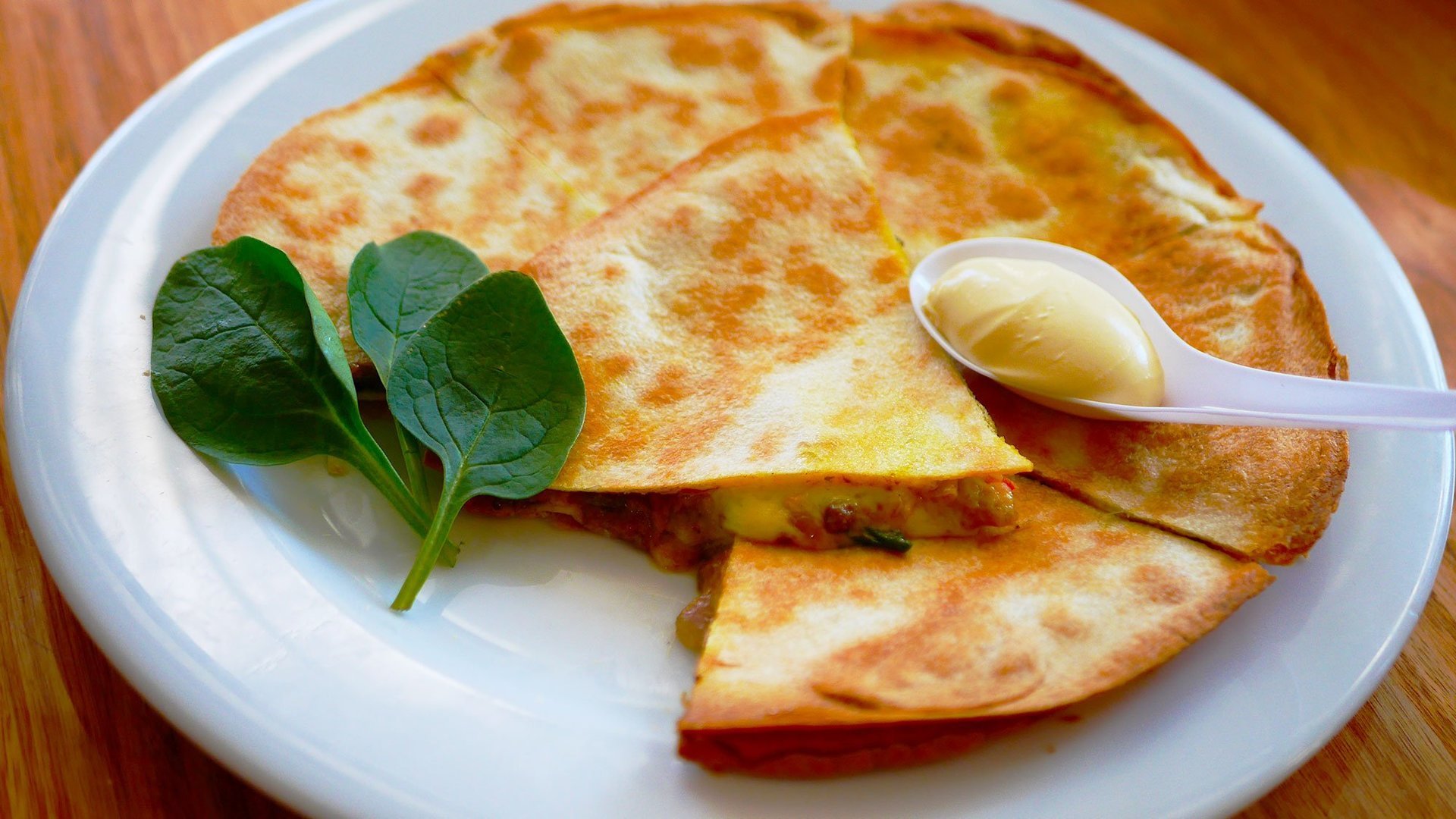 Chop 'n Chill Street Eats: Indian Curry Beef Quesadilla