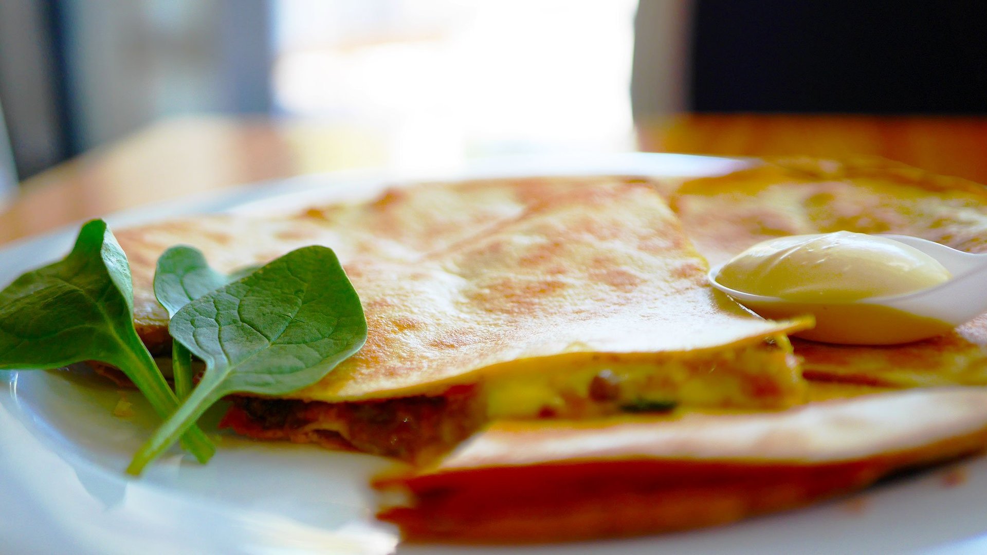 Chop 'n Chill Street Eats: Indian Curry Beef Quesadilla