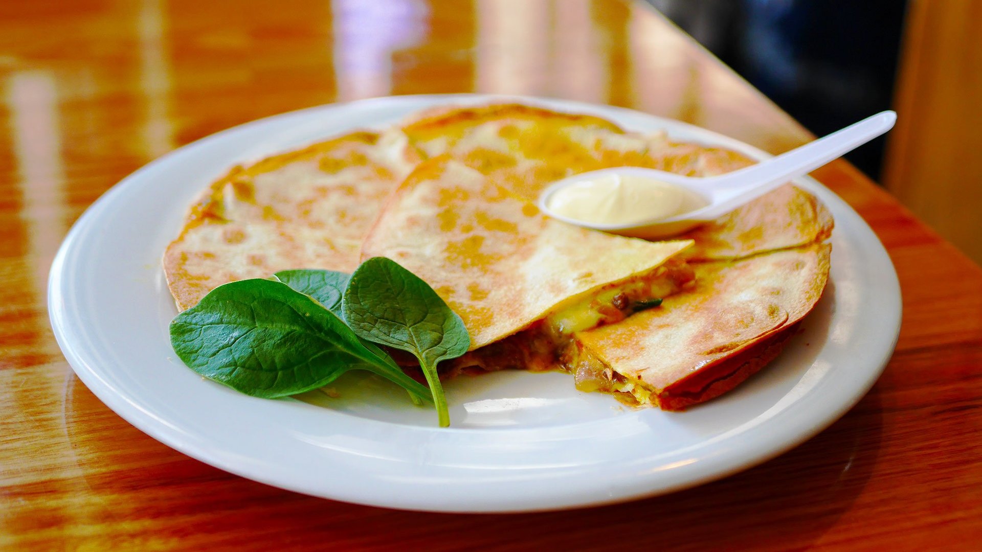 Chop 'n Chill Street Eats: Indian Curry Beef Quesadilla