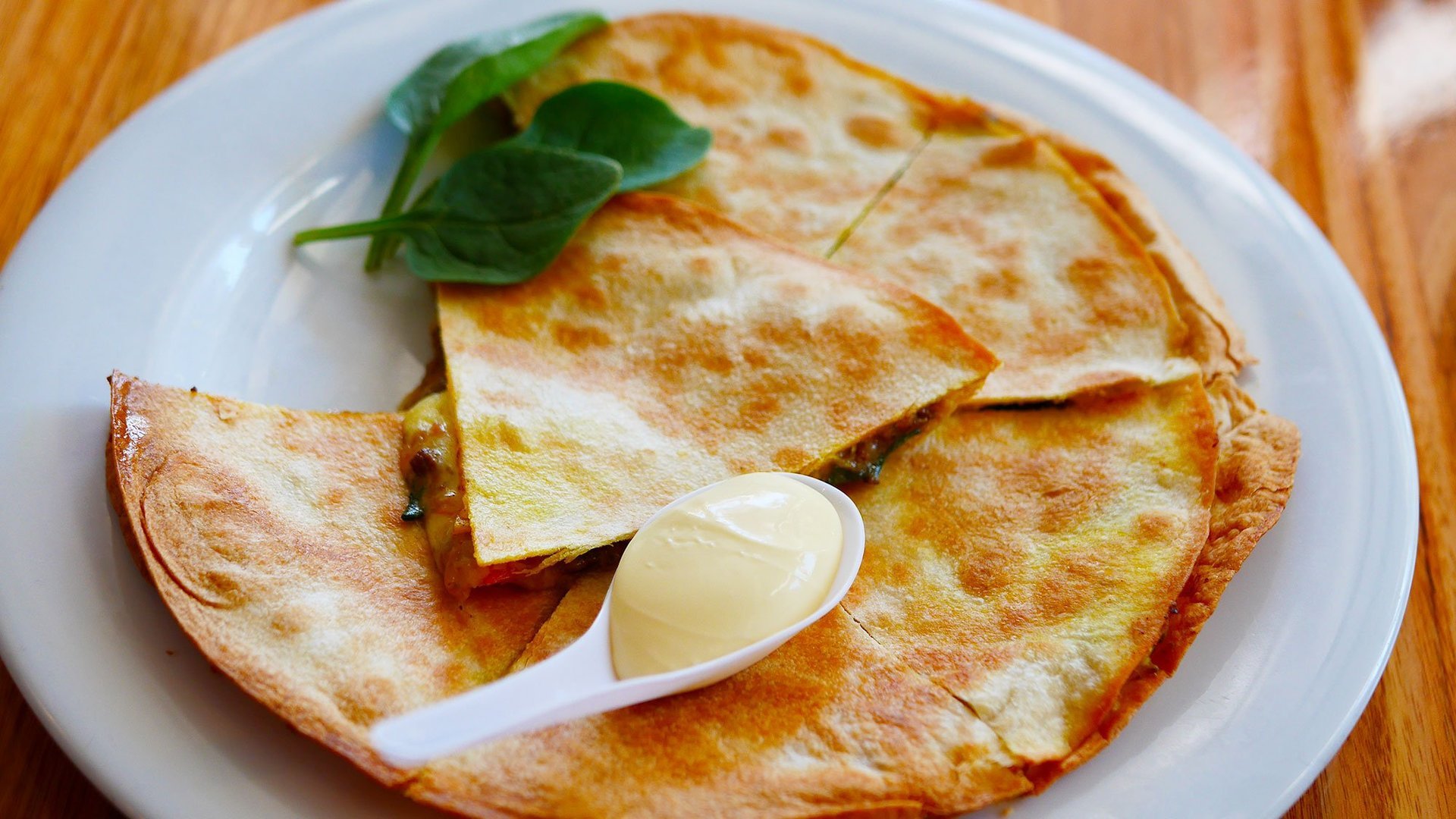 Chop 'n Chill Street Eats: Indian Curry Beef Quesadilla