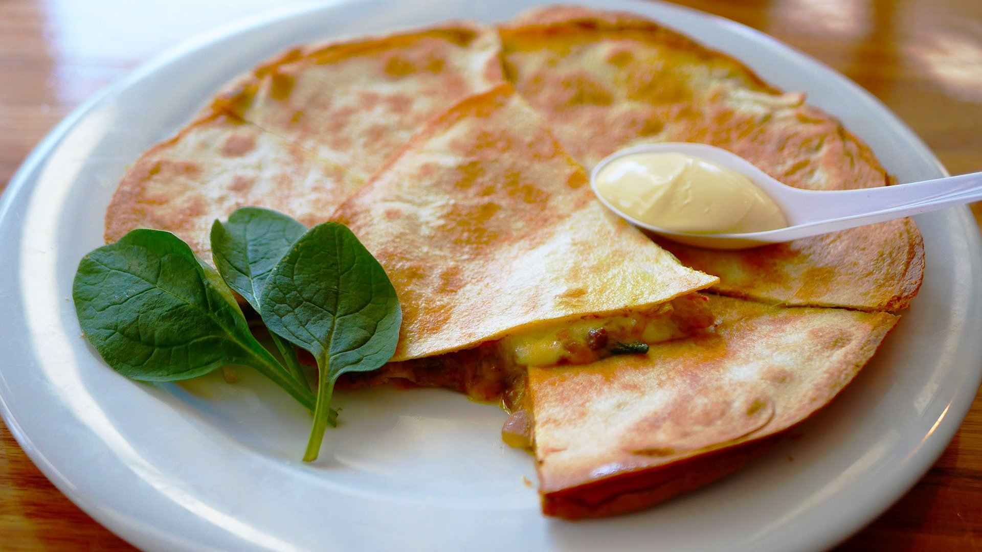 Chop 'n Chill Street Eats: Indian Curry Beef Quesadilla