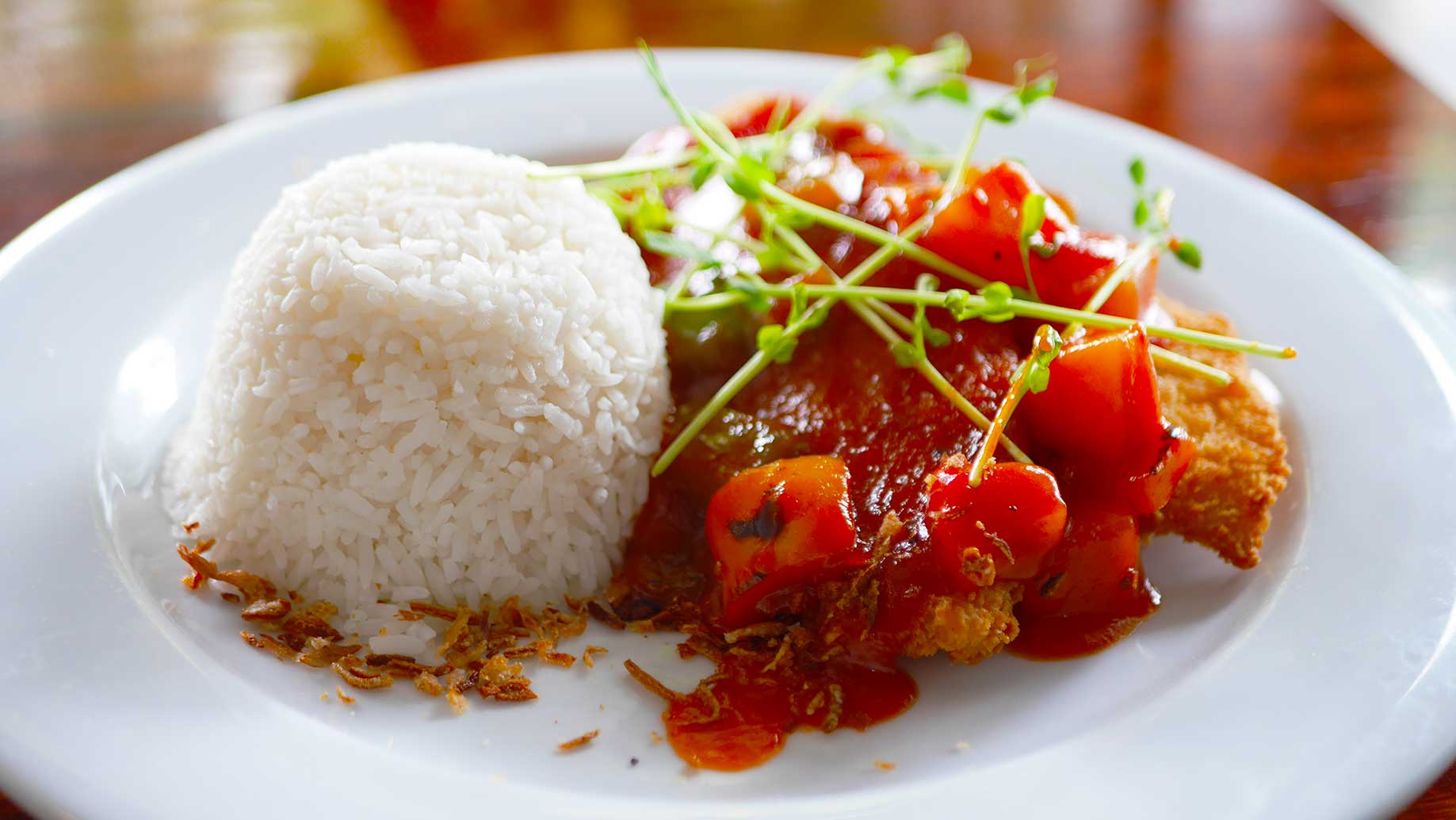 Malaysian Sweet & Sour Crumbed Leather Jacket