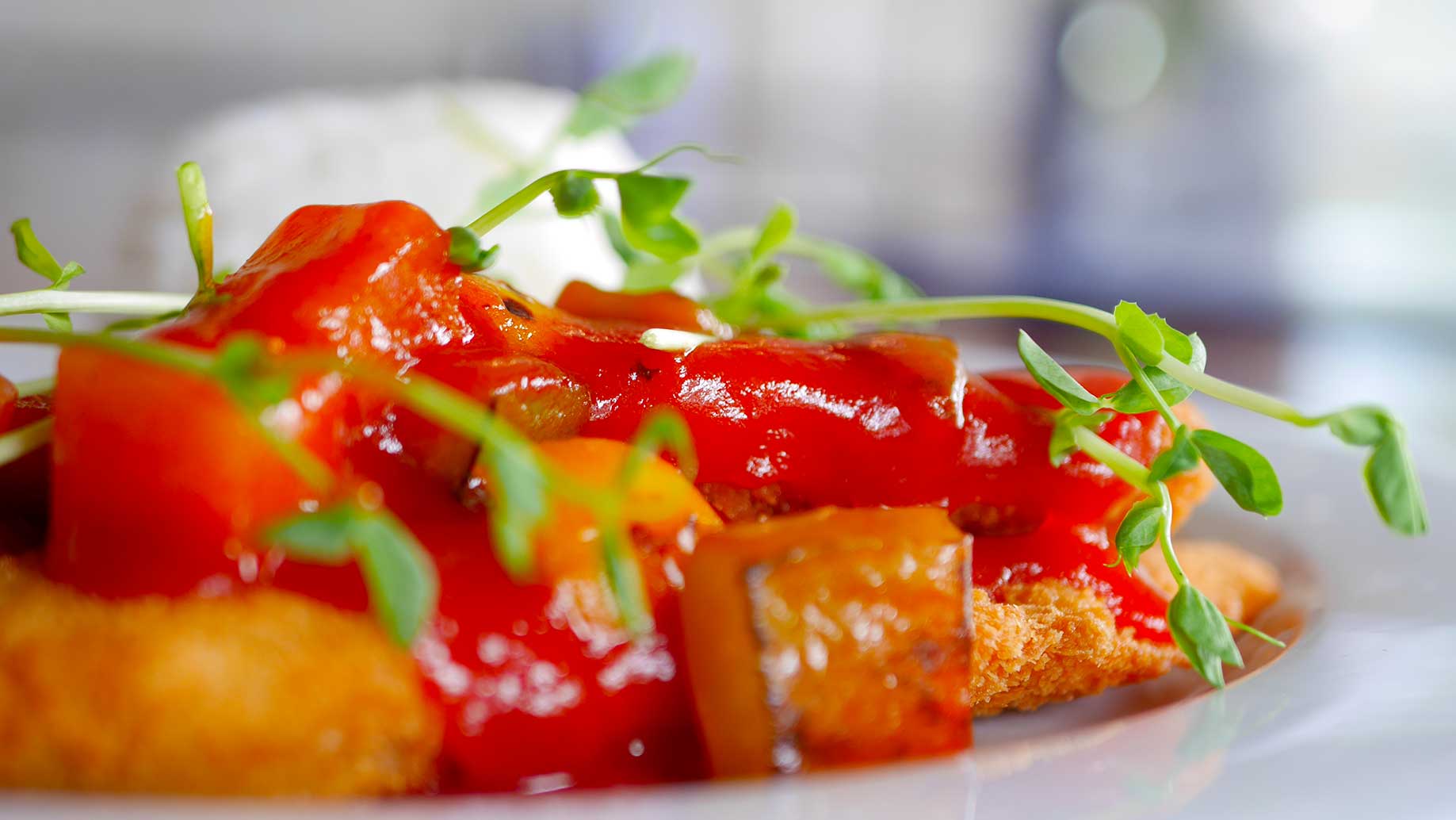 Malaysian Sweet & Sour Crumbed Leather Jacket