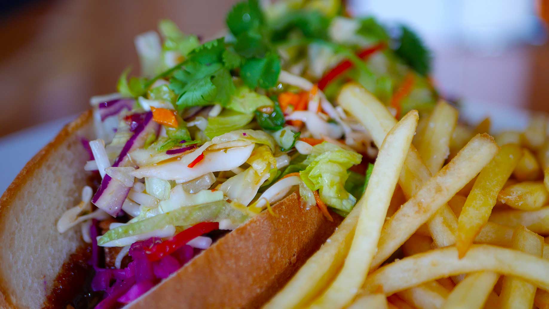 German Viet Roll – Bratwurst Sauerkraut