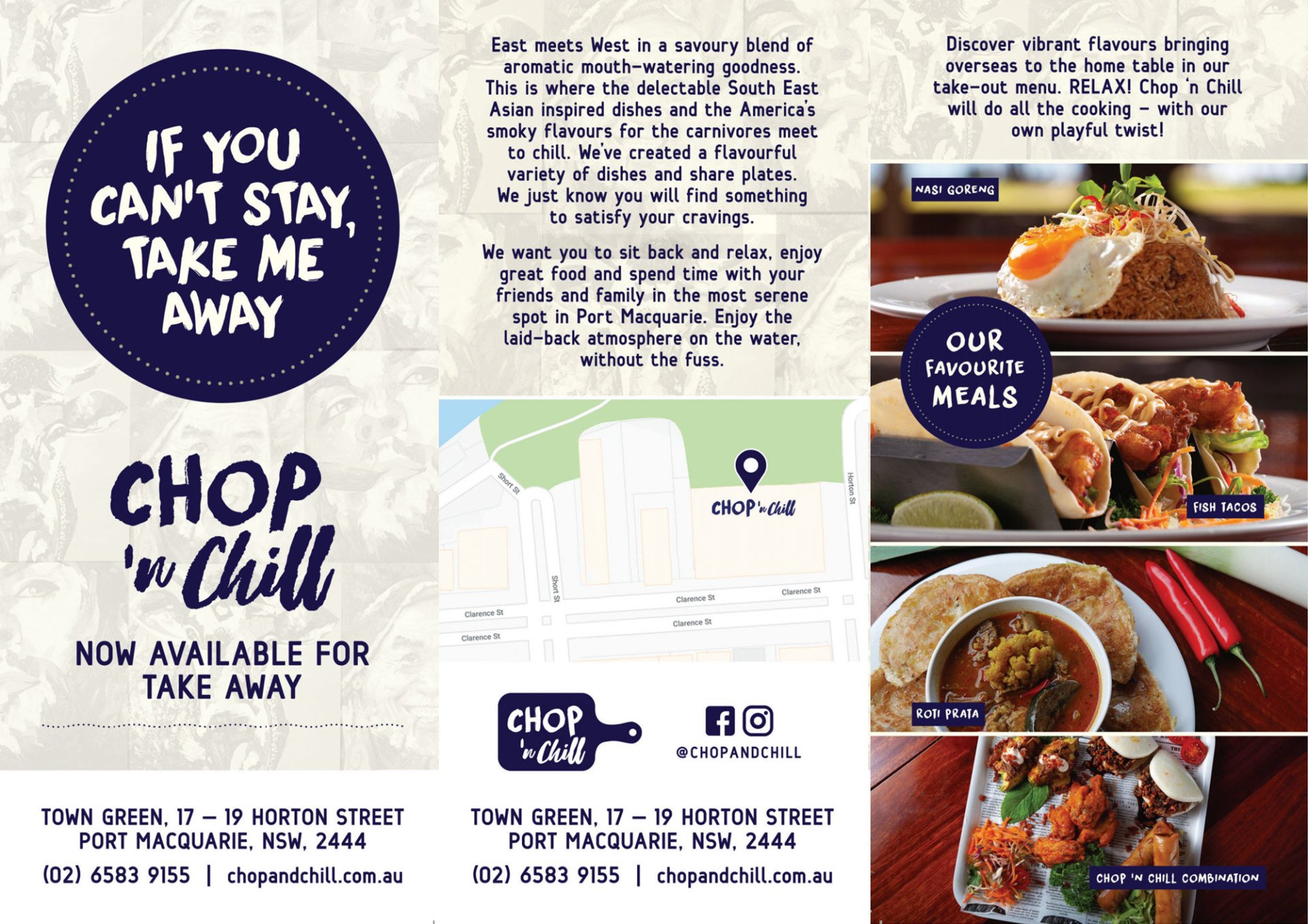2019 Chop 'n Chill New Take Away Information