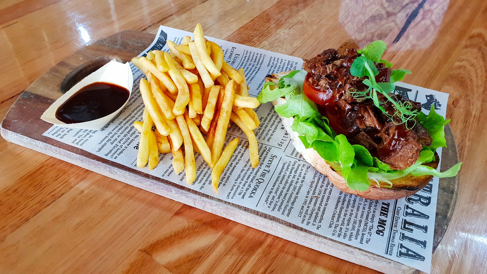 Aussie Beef Brisket Sandwich
