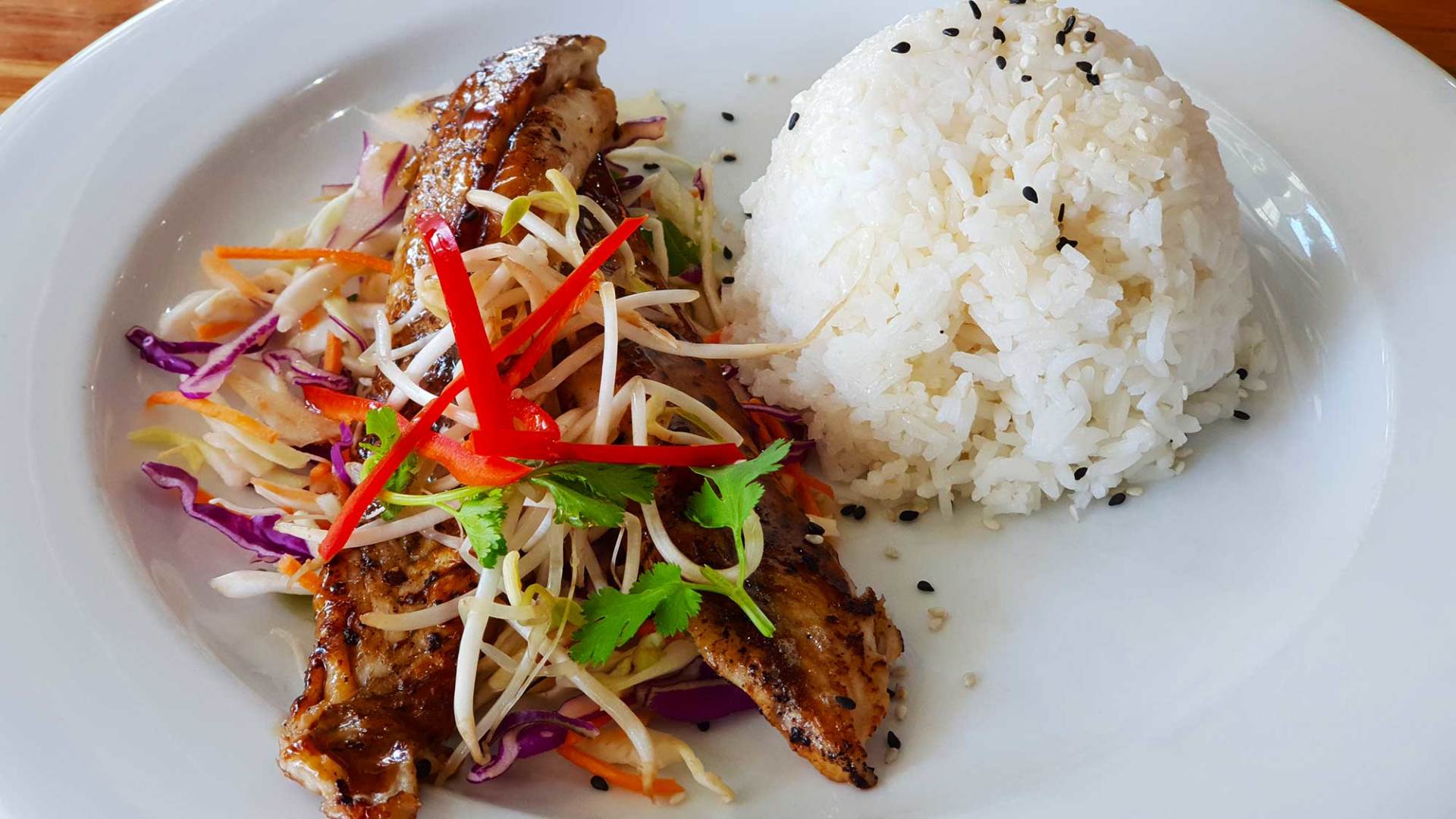 Australian Grilled Teriyaki Barramundi