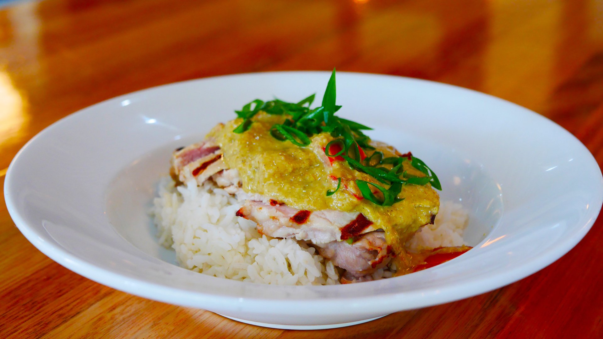 Thai Mango Pork & Rice