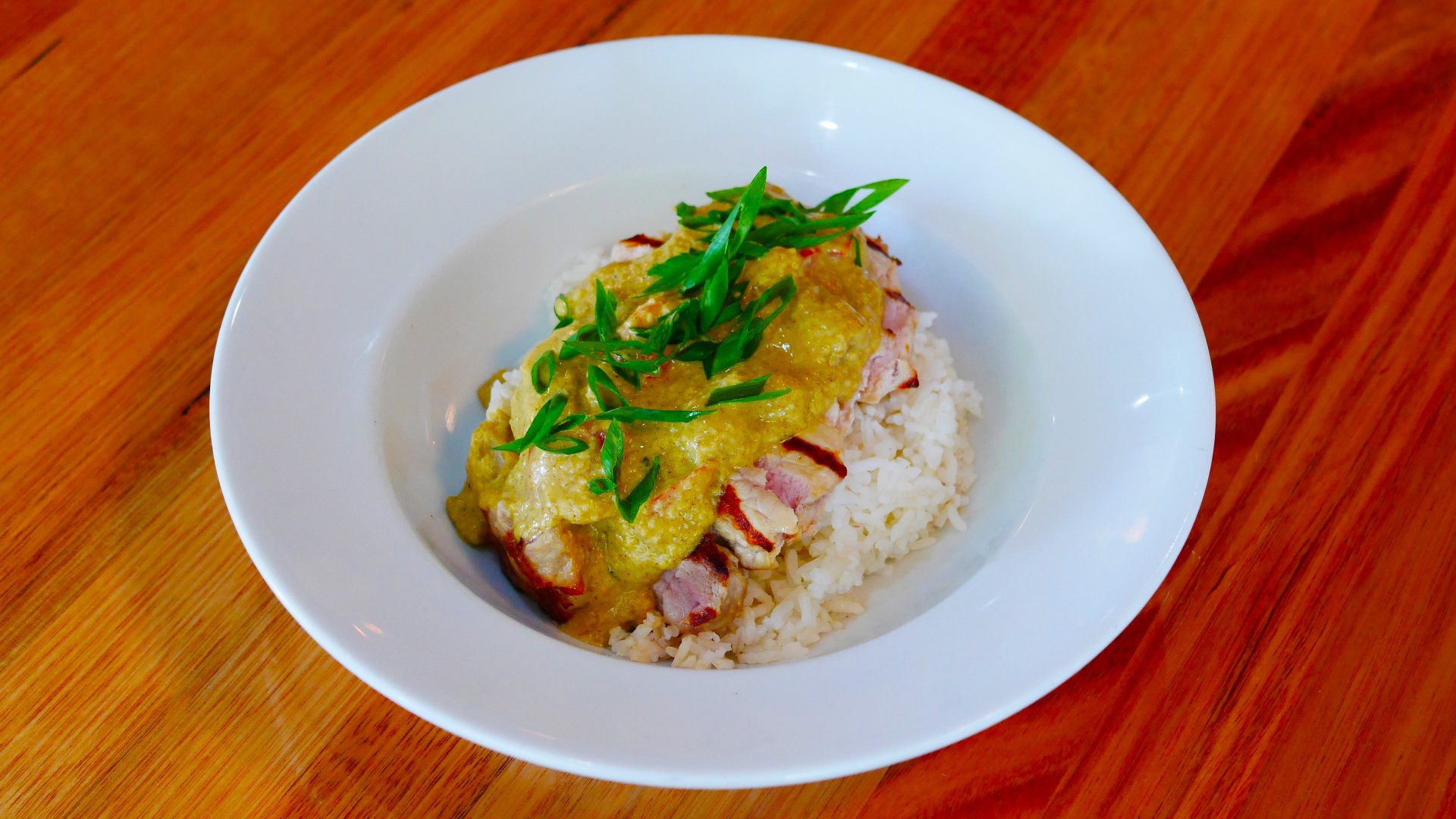 Thai Mango Pork & Rice