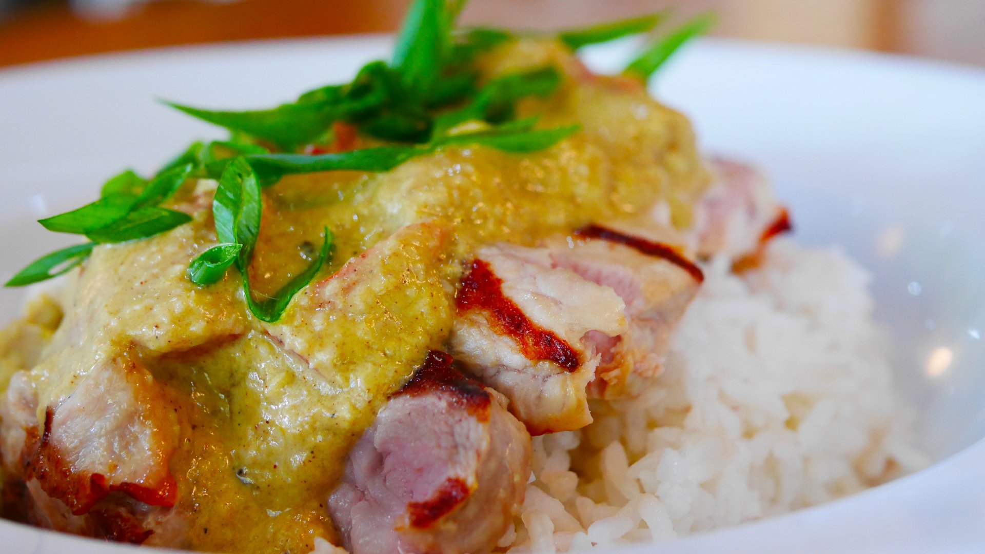Thai Mango Pork & Rice