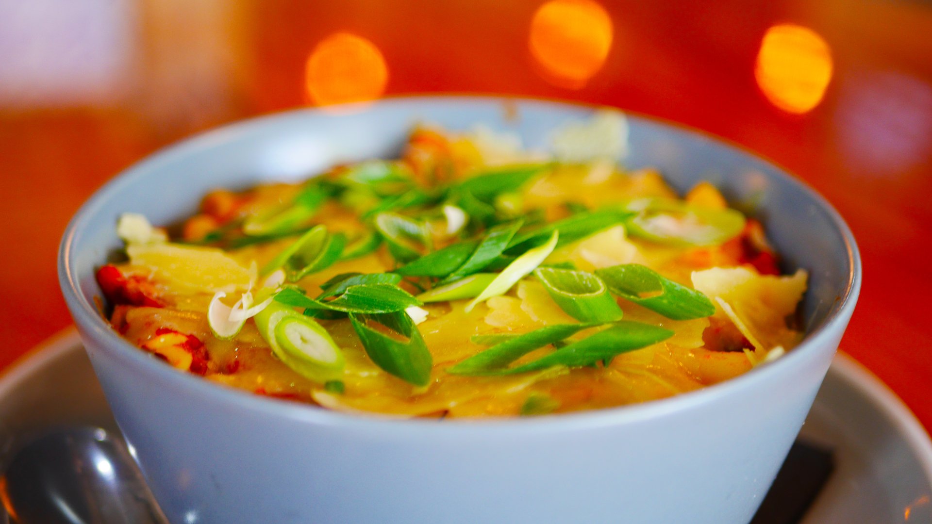 American Smoked Brisket & Macaroni in a Rich Tomato Sauce and topped with Cheese