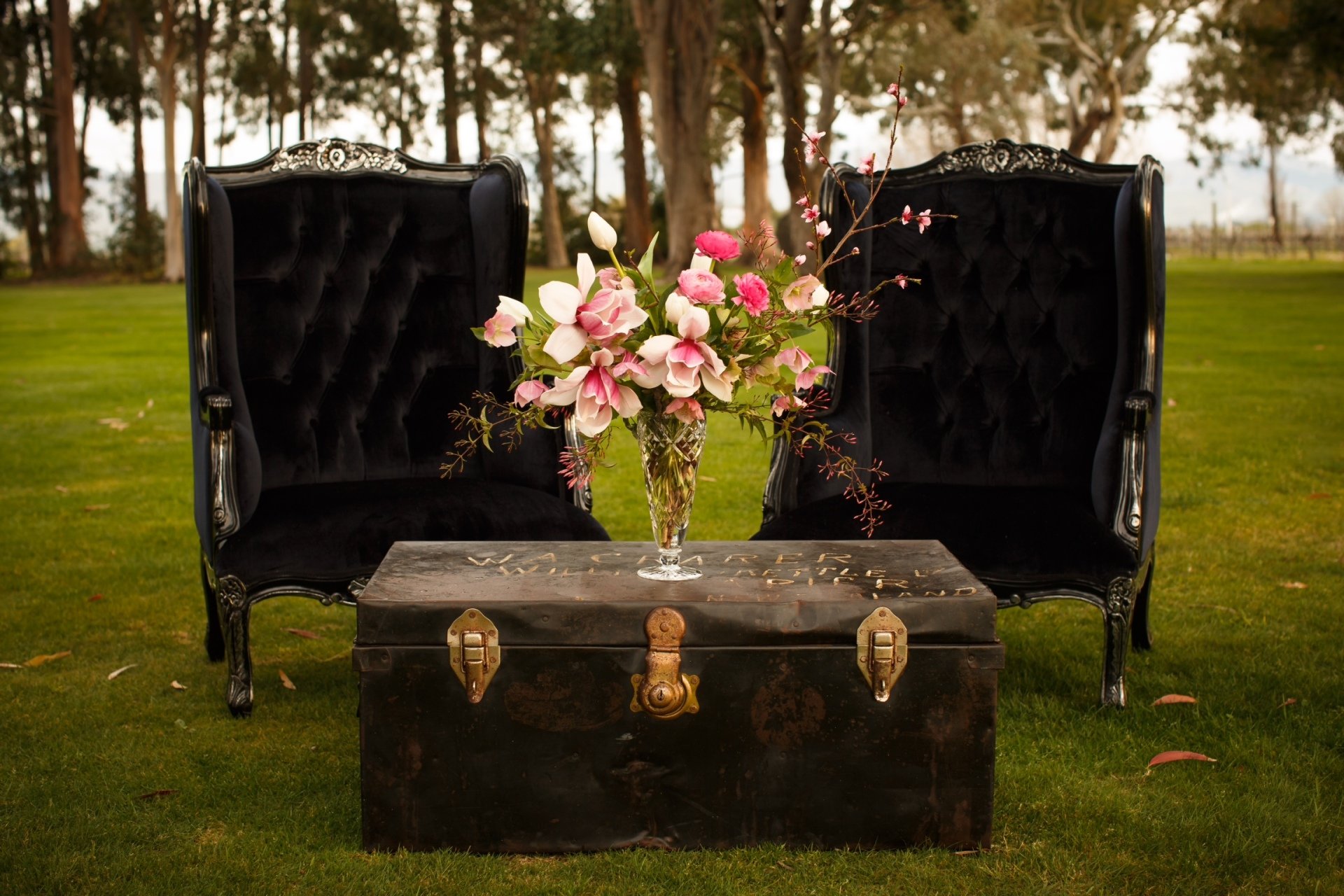 Black Wingback Chairs V Events