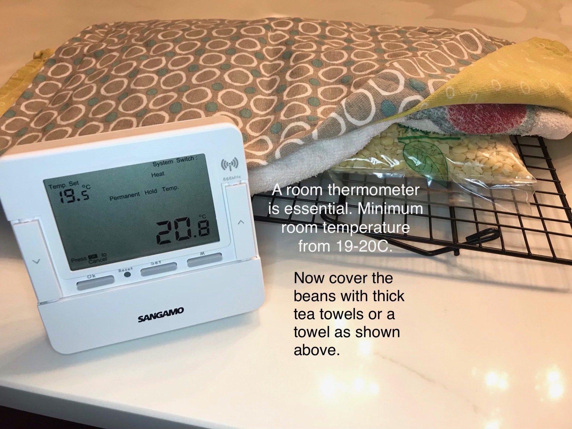 How to make tempeh with yellow split peas