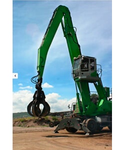 Grúa de electroimán