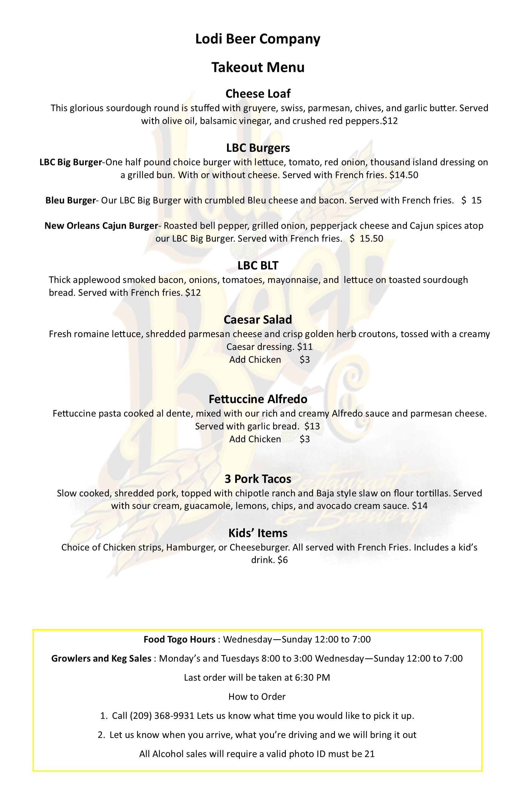 Lodi Beer Company Lodi Ca - hed455u