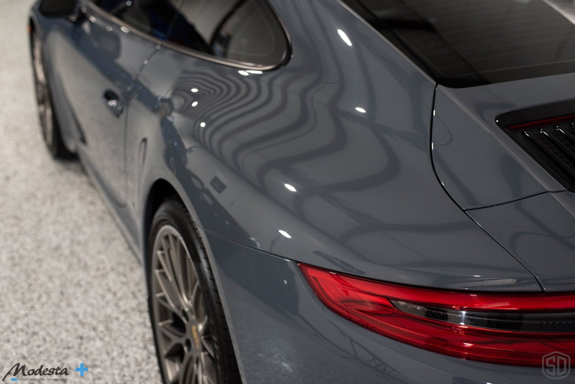 Porsche Graphite Blue Metallic Paint Exposed!