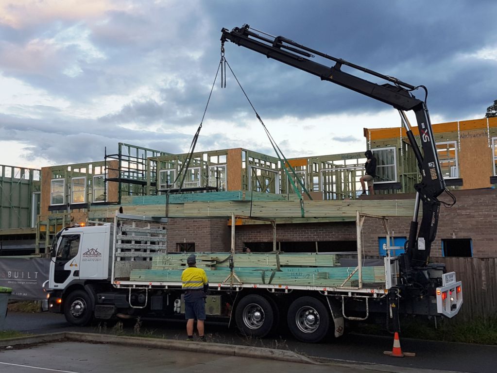 Crane Truck Hire I Wadsworth Joinery Wollongong, Unanderra