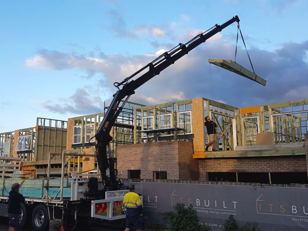 Crane Truck Hire I Wadsworth Joinery Wollongong, Unanderra