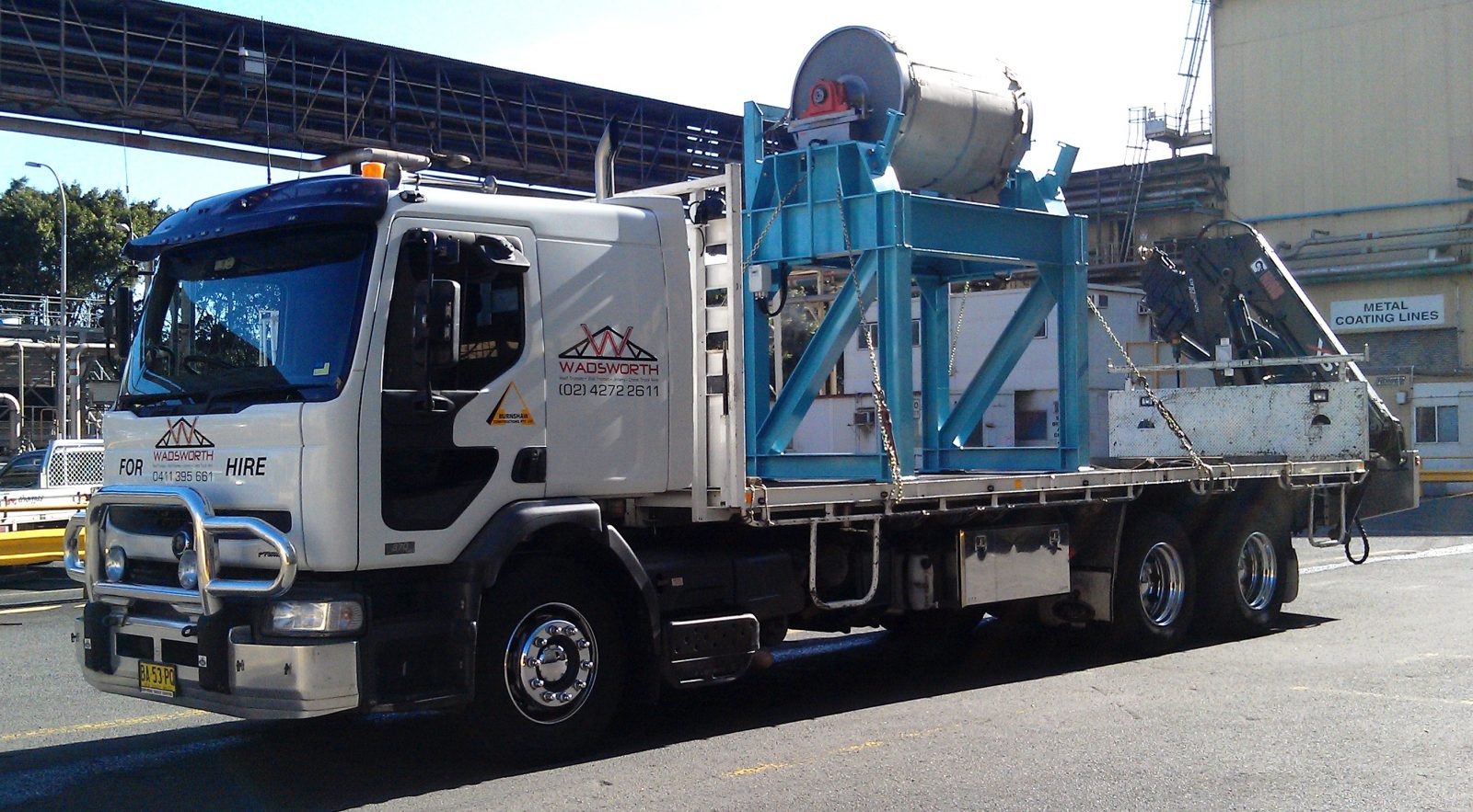 Crane Truck Hire I Wadsworth Joinery Wollongong, Unanderra