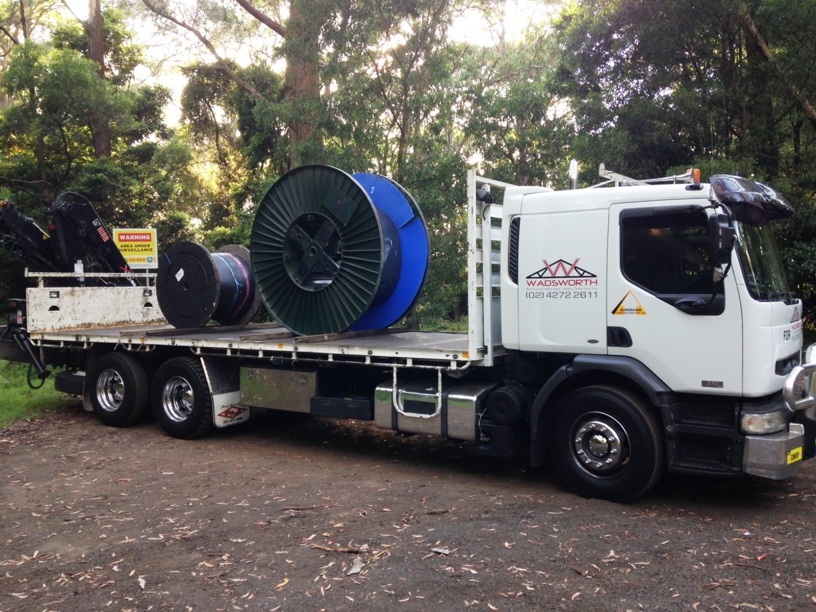 Crane Truck Hire I Wadsworth Joinery Wollongong, Unanderra