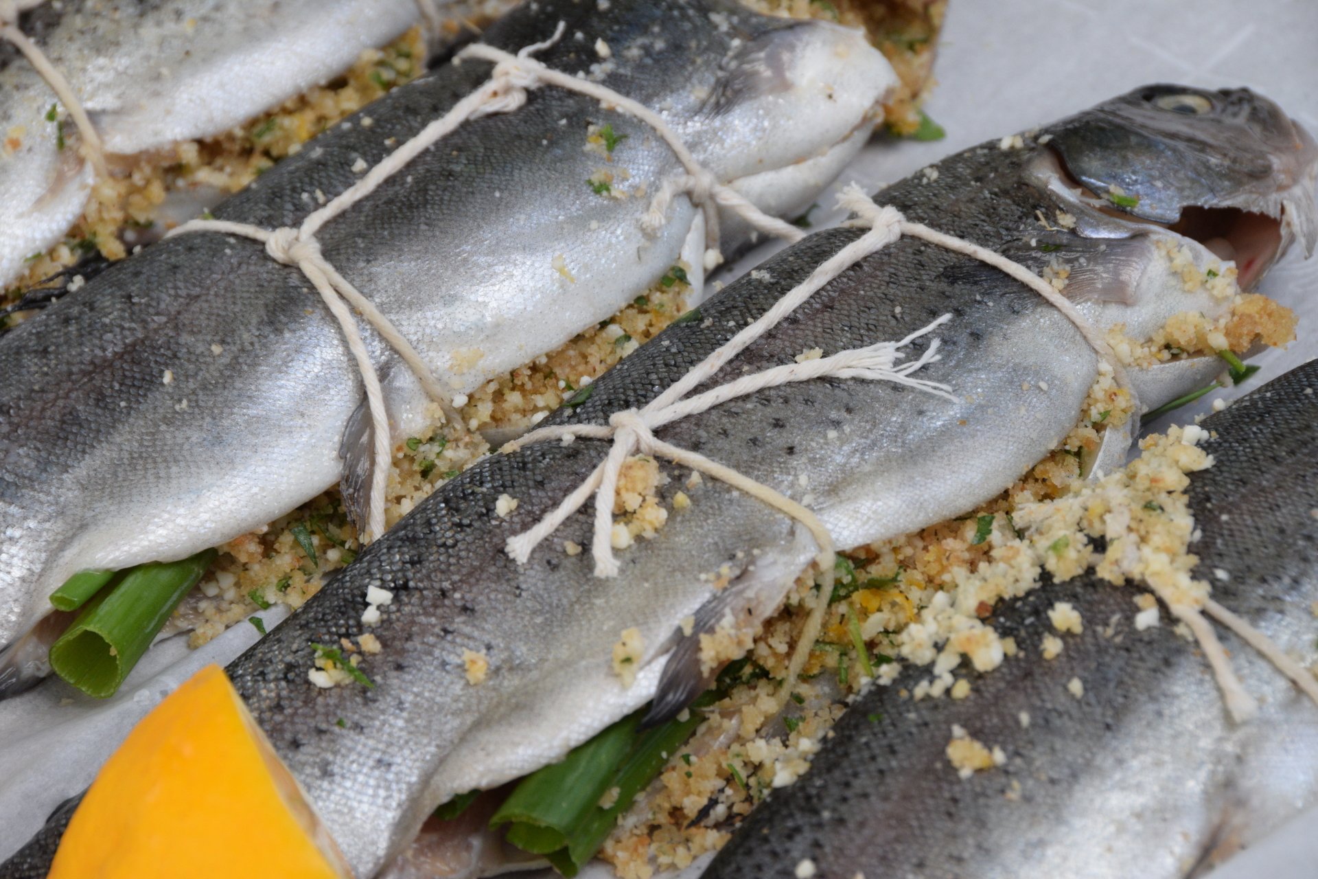 Spring OnionStuffed Brook Trout Recipe Western BBQ