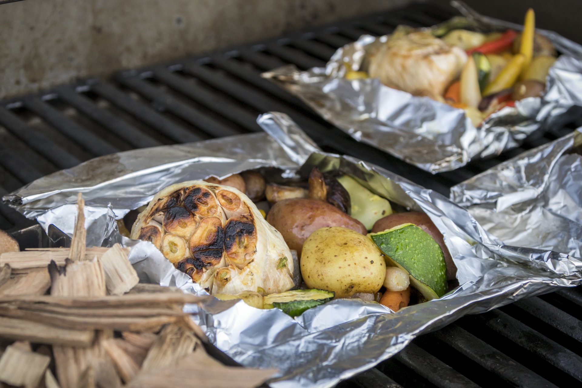 Smoked Vegetable Packets Recipe Western BBQ
