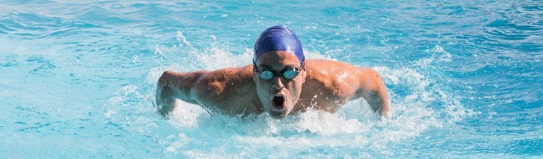 leisure coast pool centre man swimming