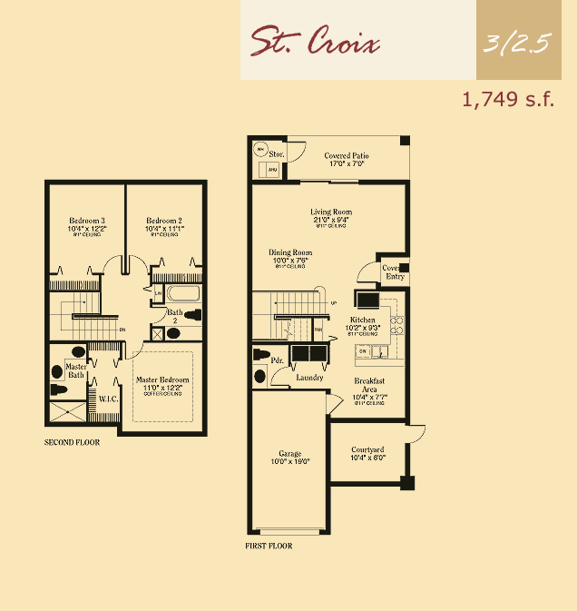 St. Croix, Floor Plan