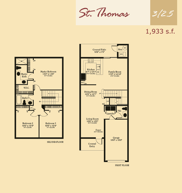 St. Thomas, Floor Plan