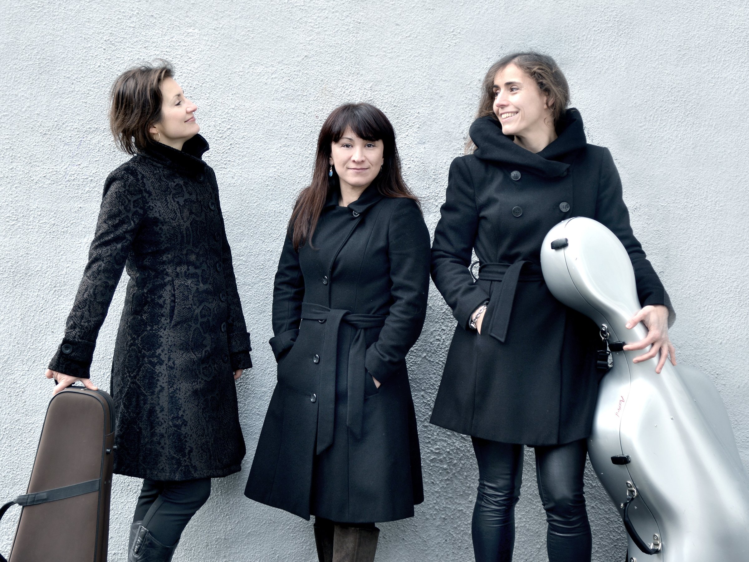 Evrus Piano Trio beim Fototermin