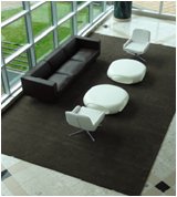 View of a waiting area at an office 
