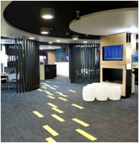 Interior view of a Retail store