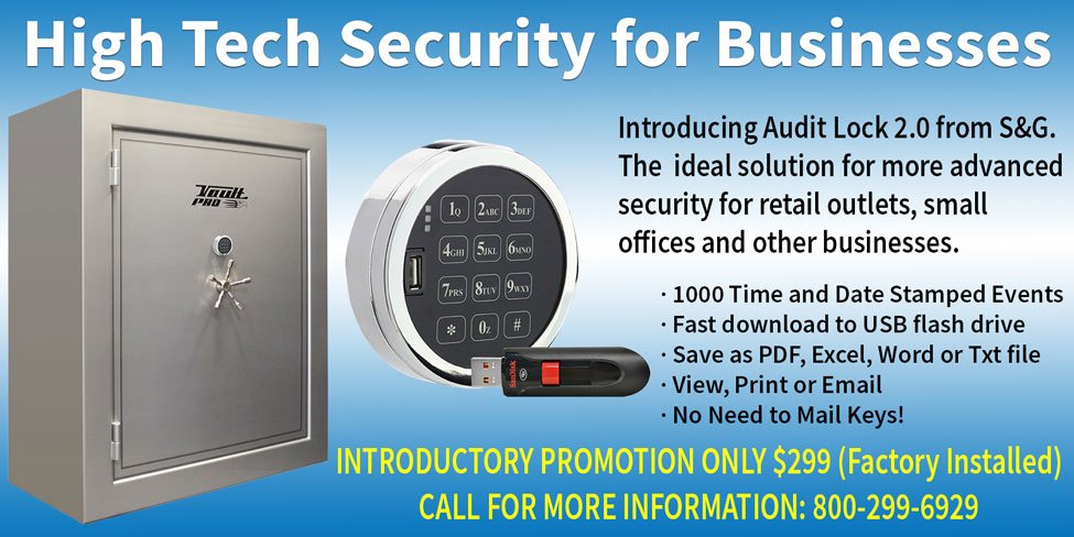 S&G Audit Lock 2.0 Commercial Safe Audit Lock by S&G