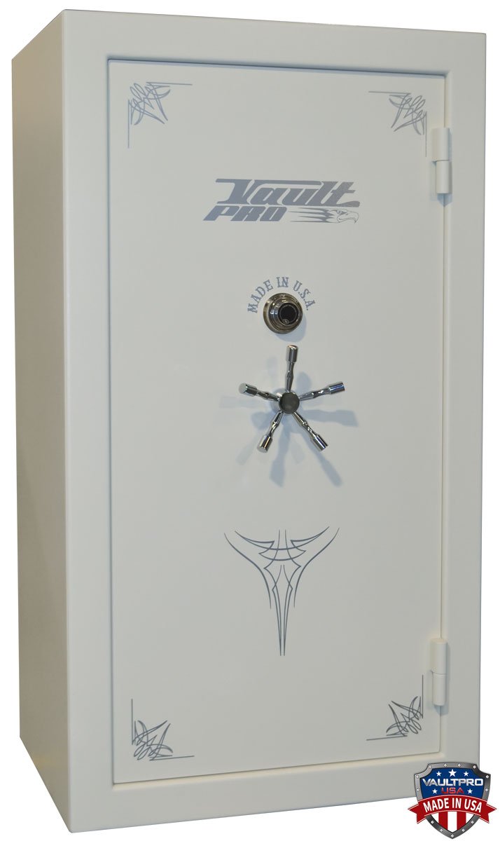 Medium size gun safe with American made lock.