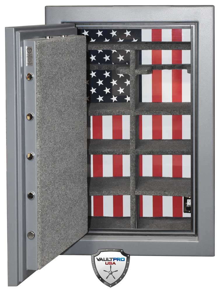 Show your patriotism with an American flag in your safe.