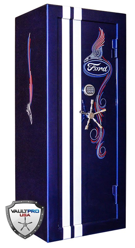 Custom Safe Art with Shelby Ford Motif.