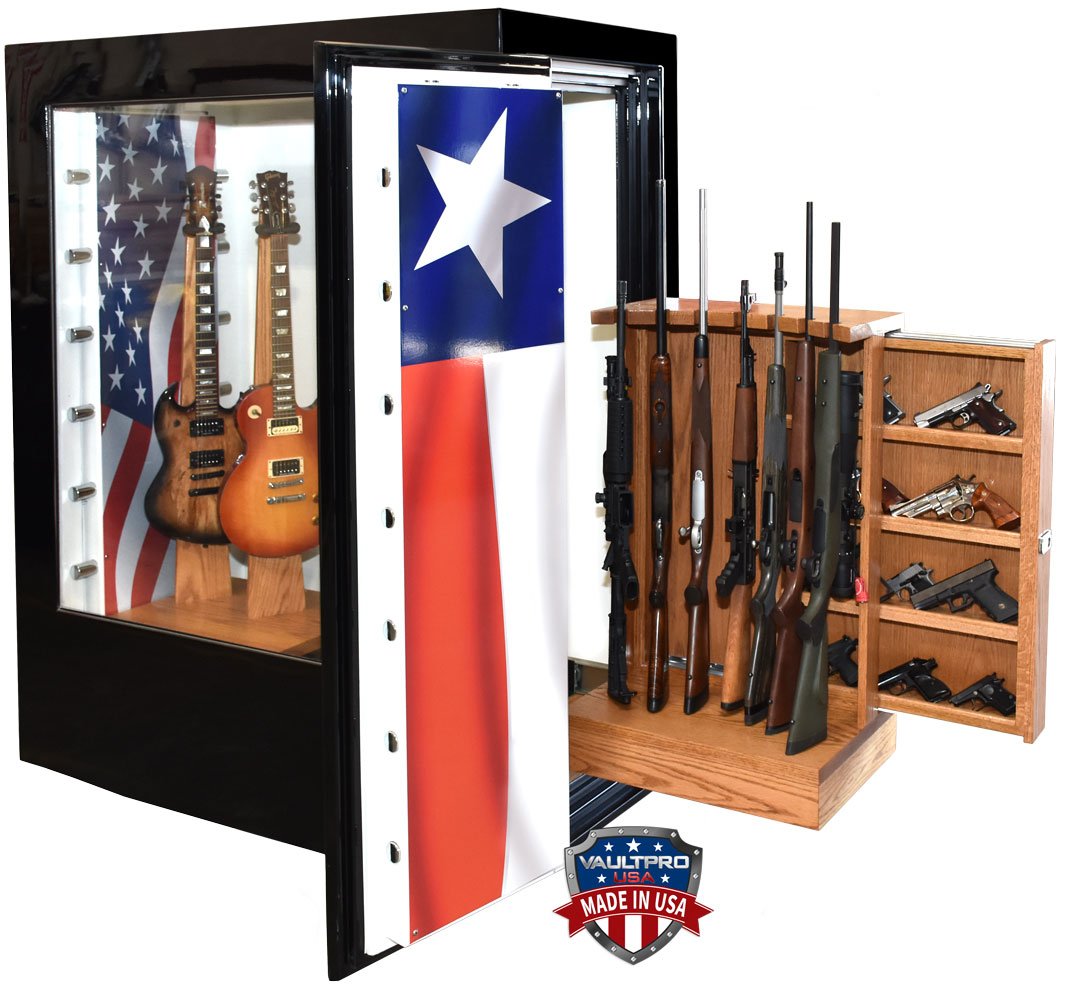 Display Safe with Ballistic Resistant Level 1 Glass