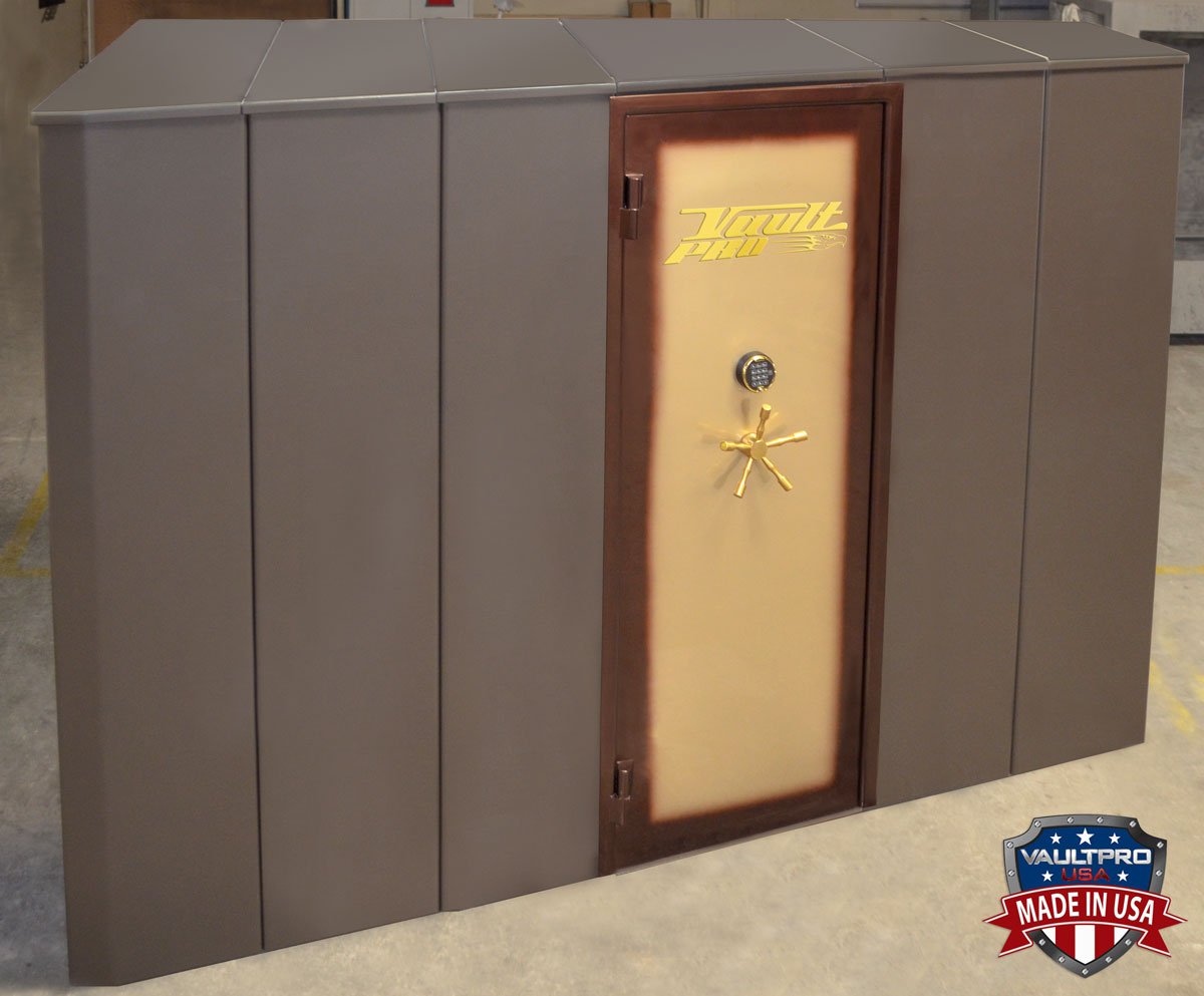 Custom Walk in Vaults and Secret Safe Rooms made in USA