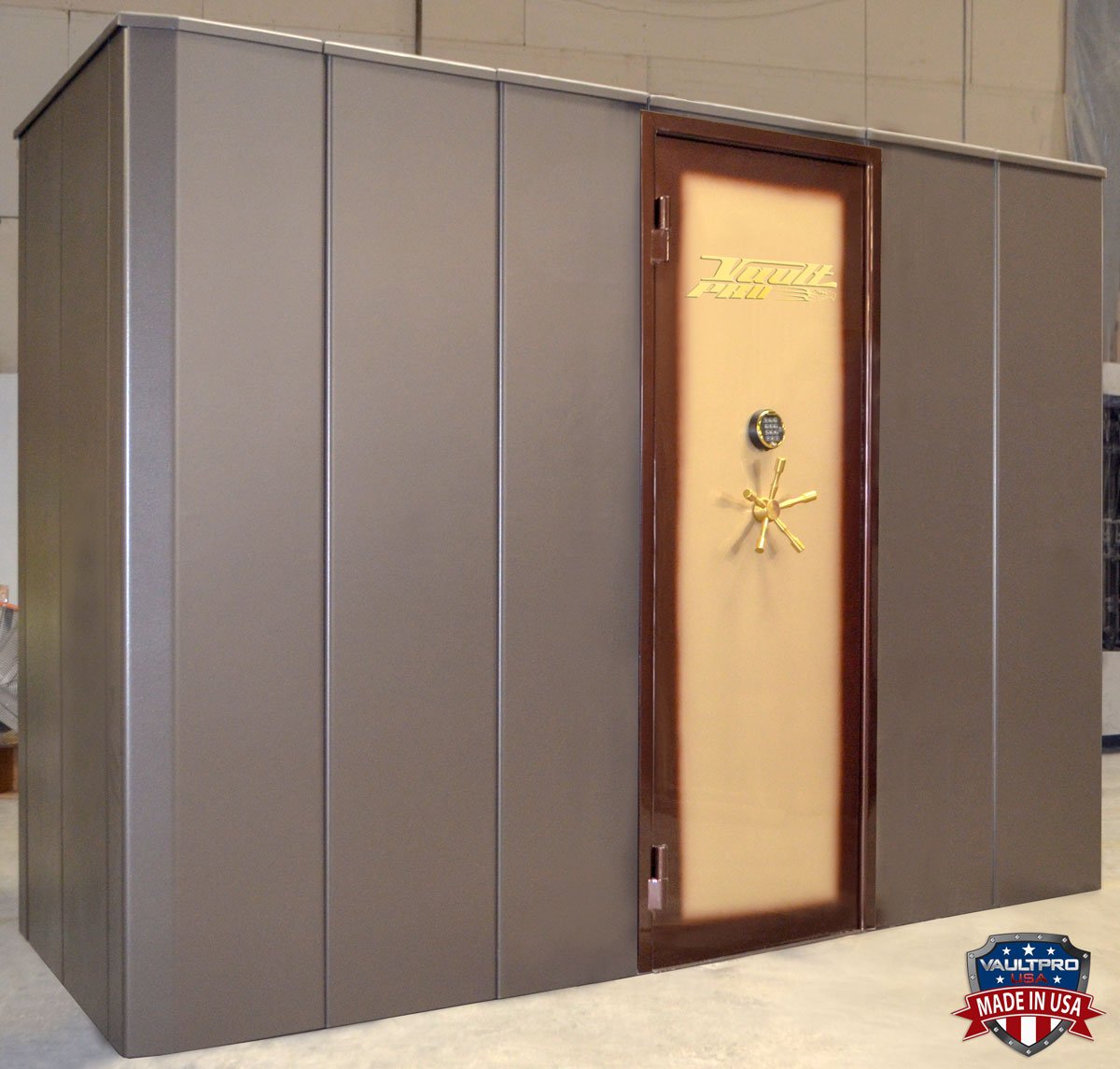 Custom Walk in Vaults and Secret Safe Rooms made in USA