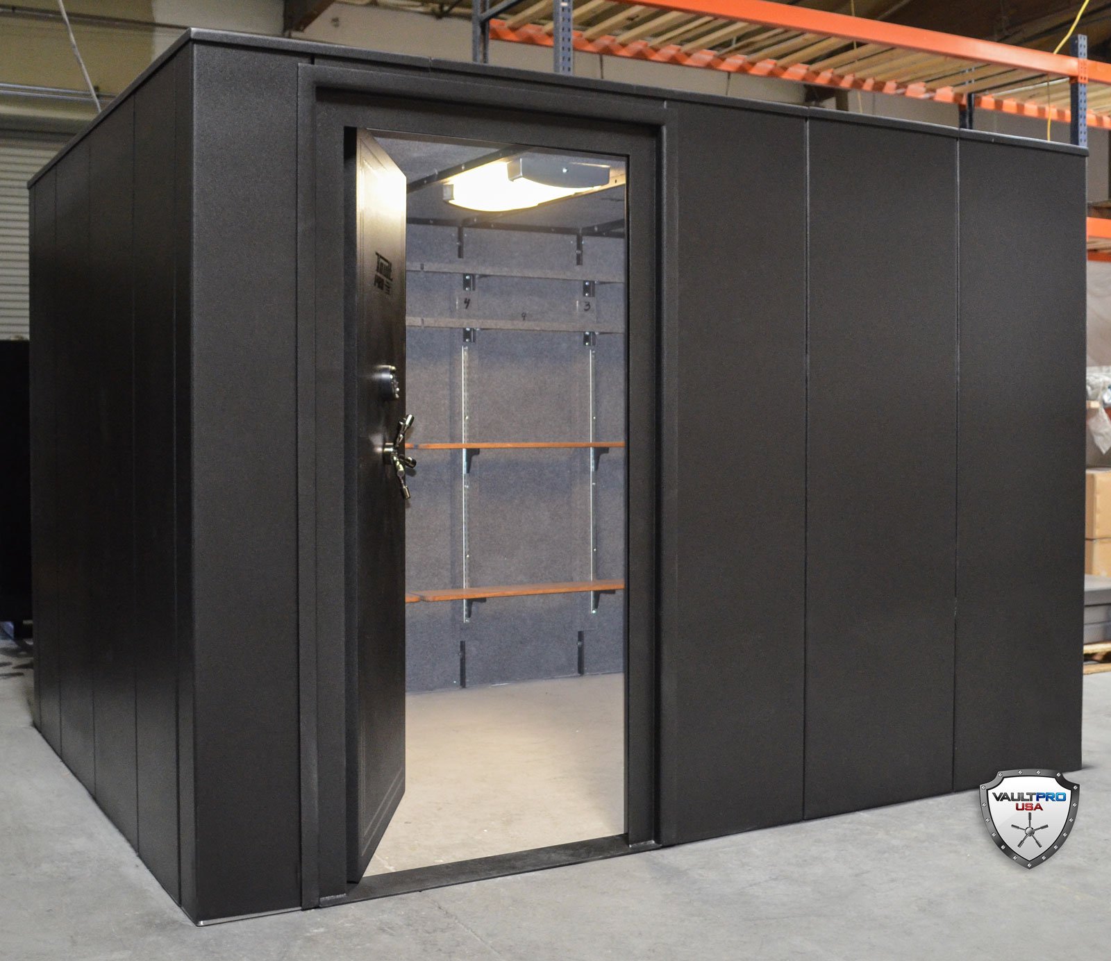 Custom Walk in Vaults and Secret Safe Rooms made in USA