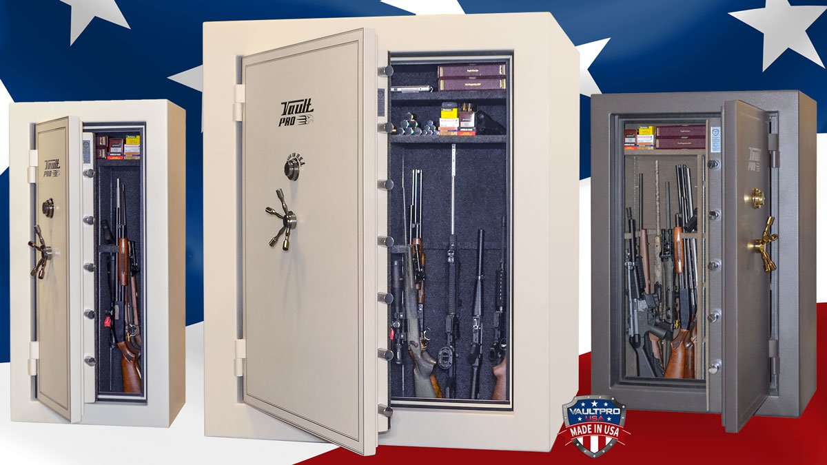 Gun safe interiors configurable to hold many guns