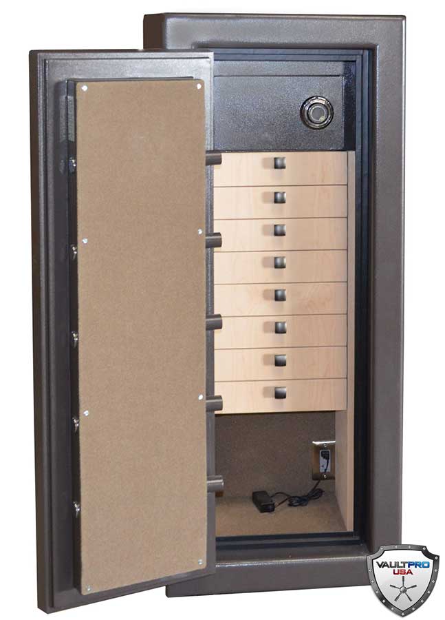 Custom Safe with Jewelry Drawers, Safe in Safe and Lighting & Electrical