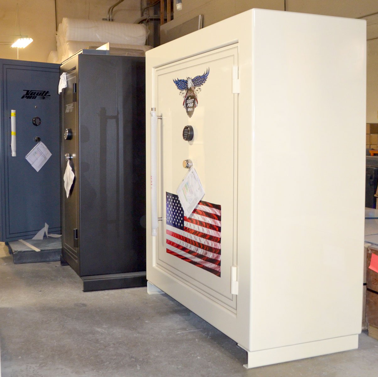 custom safes and safes final inspection and packaging for shipping