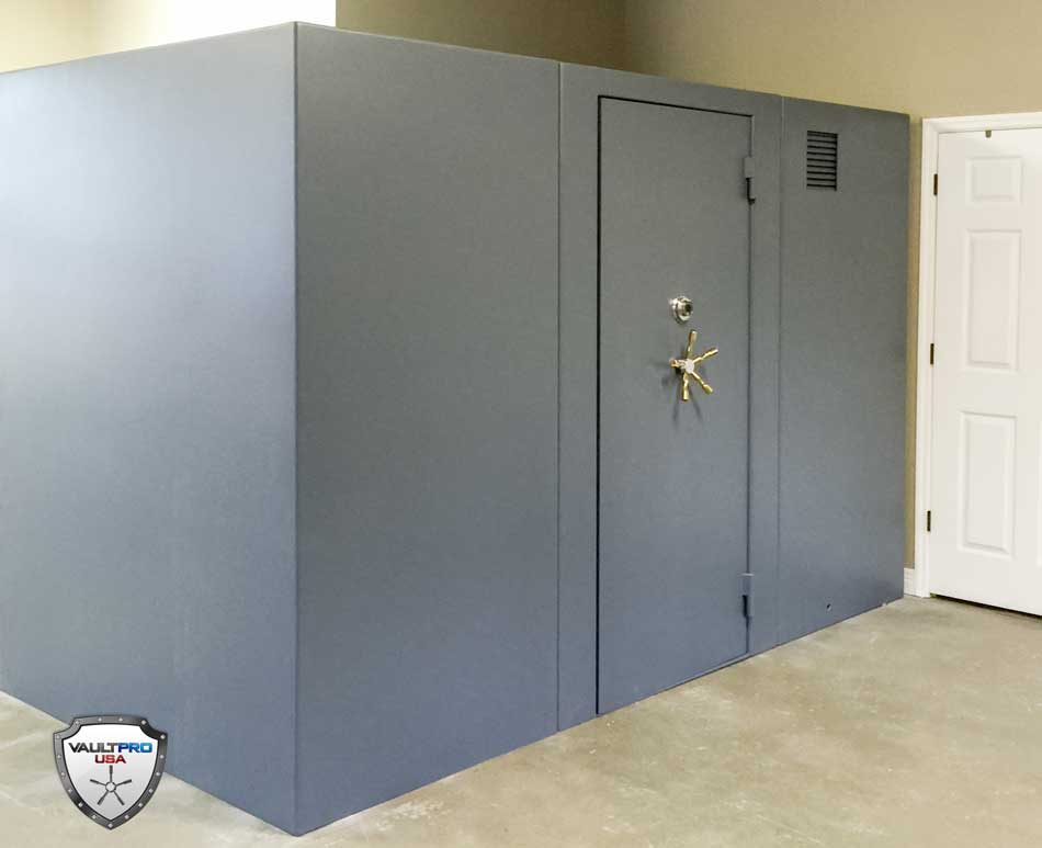 Custom Walk in Vaults and Secret Safe Rooms made in USA