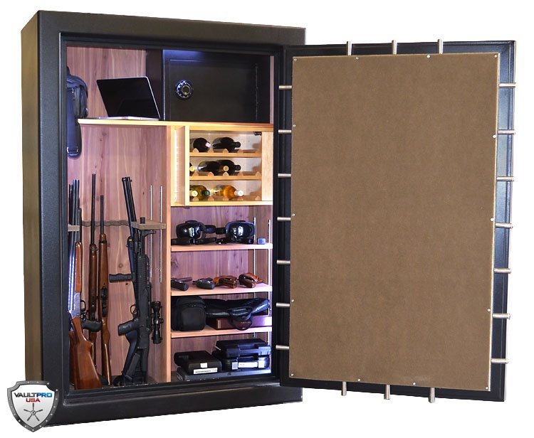 Custom Designed Gun Safes For Made Painted In Usa Slide Le Custom Safe Interior