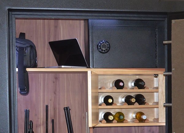 Custom Designed Gun Safes For Made Painted In Usa Custom Safe Interior With Wine Storage And In