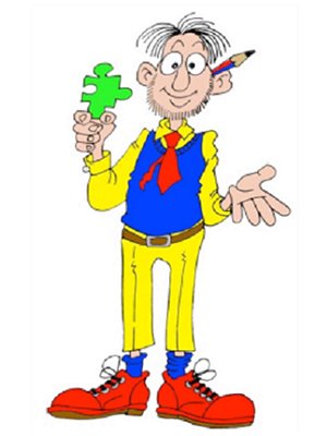 the education professionals cartoon guy