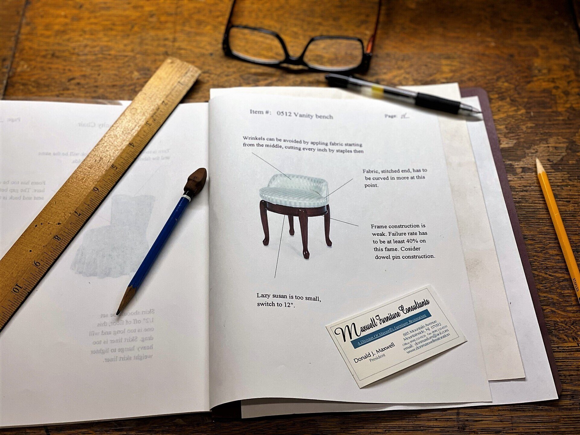 Furniture Consulting Mountainside, NJ Maxwell's Furniture Restoration