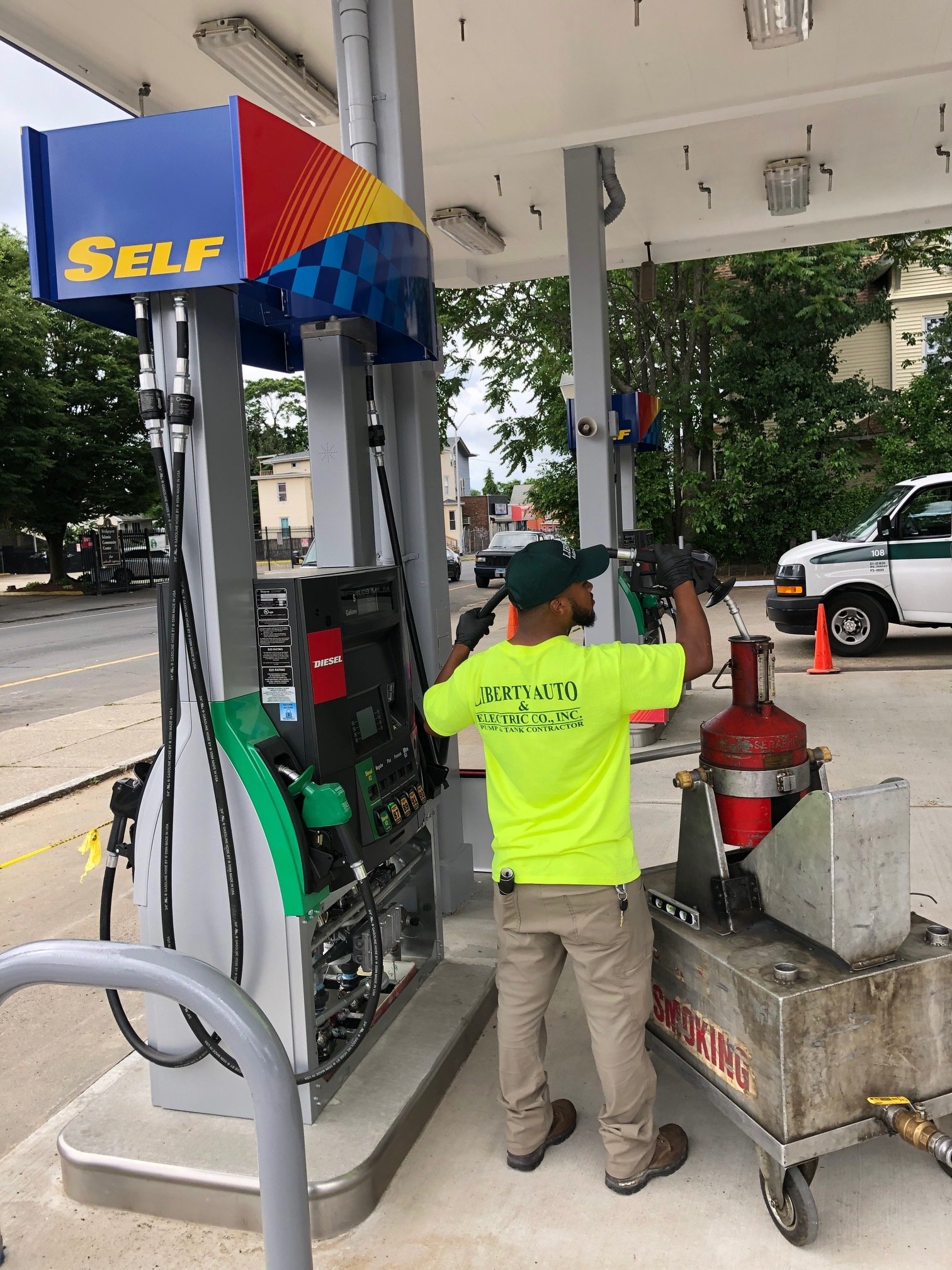 Gas Station Construction Bridgeport, CT Liberty Auto Electric Co., INC.