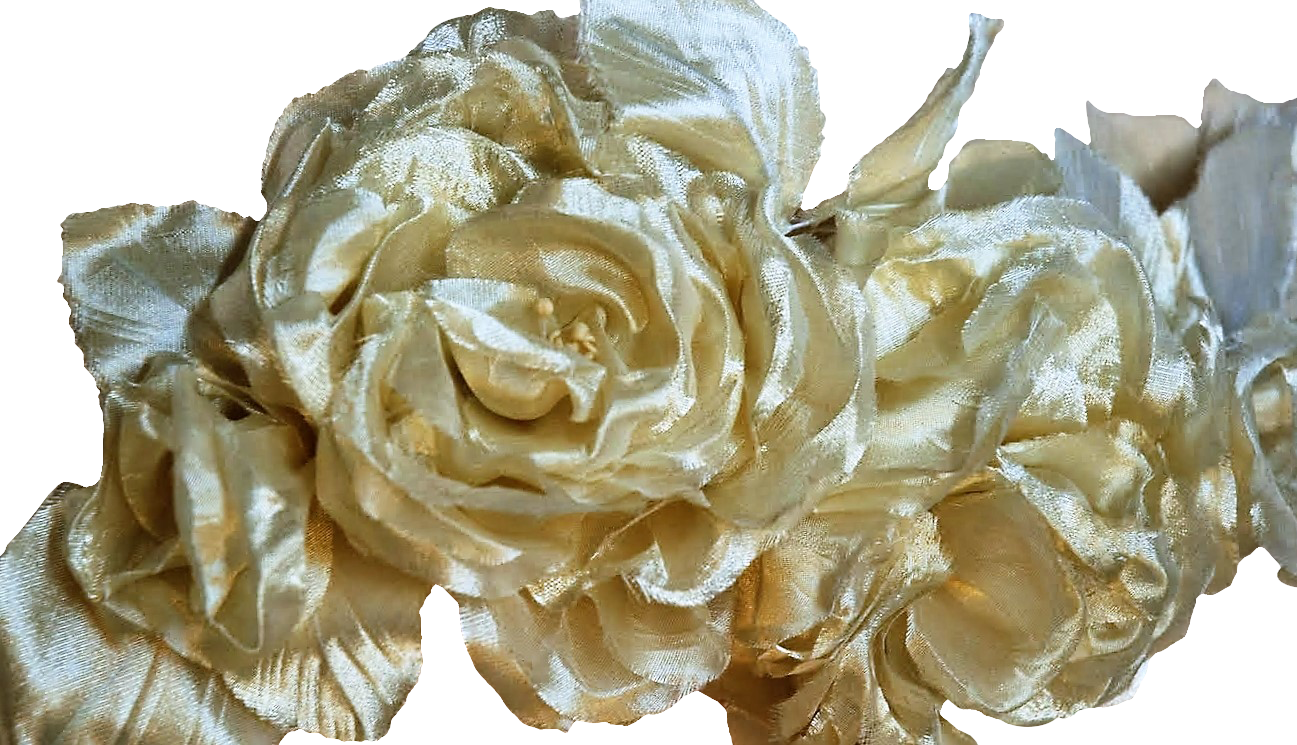 organza fiori per abiti eleganti